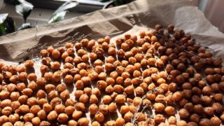 Roasted Chickpeas - I often make these roasted chickpeas and keep them in a sealed jar/container to add to salads, veggie bowls, or just grab a handful to snack on